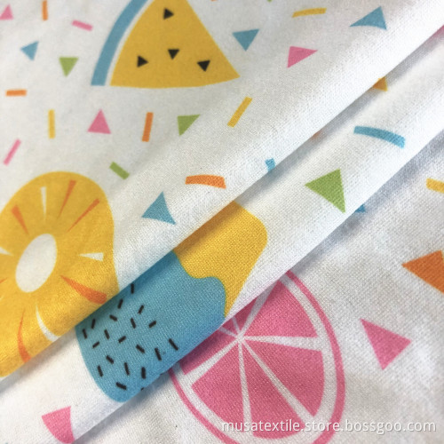 Custom Design With Digital Prints Interlock DBP Fabric